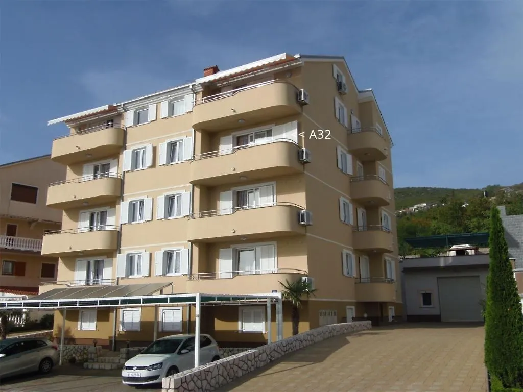 Apartment In Dramalj With Sea View, Balcony, Air Conditioning, Wifi 4623-6
